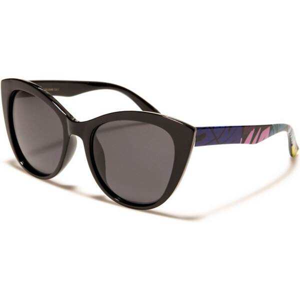 GISELLE CAT EYE dámske polarizačné slnečné okuliare Flower Čierne 65228672