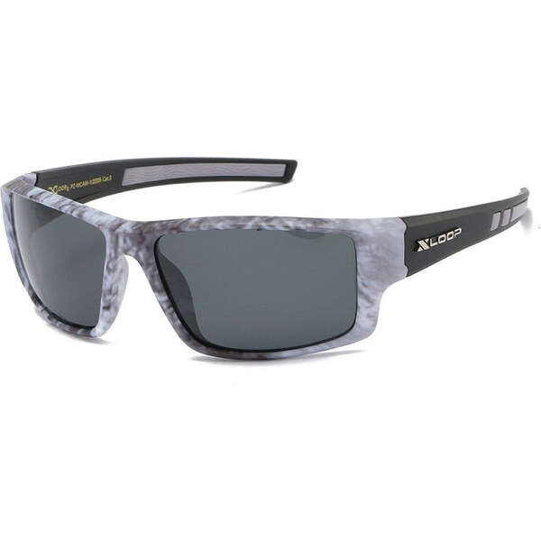 Olympic eyewear X-LOOP pánske polarizačné slnečné okuliare CAMO Šedé 65228683