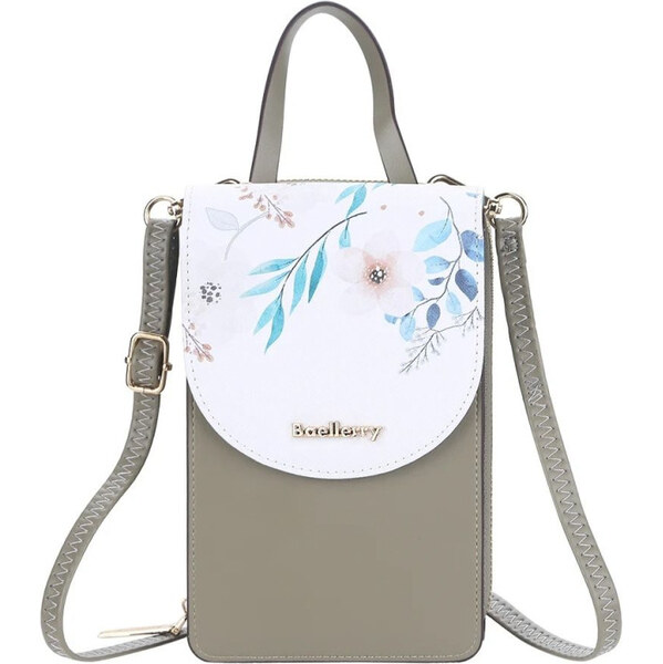 Baellerry Dámska kabelka na mobil Flowers Zelená 65228738