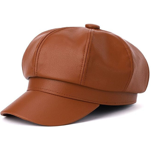 Lifestyle Dámsky baret so šiltom Romance Hnedý 65228796