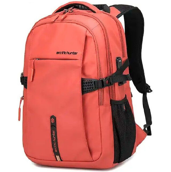 Arctic Hunter batoh s USB Climbing Oranžový 26L 65228838