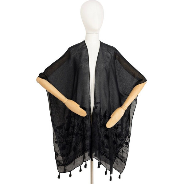 ArtOfPolo pončo na plavky Pareo Lucciola Čierne 65228881