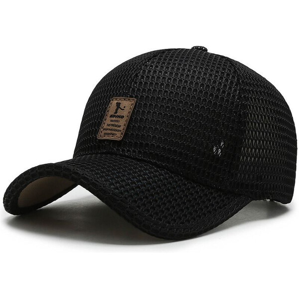 Sieťová ľahká šiltovka so šiltom Ediko Čierna 65228969