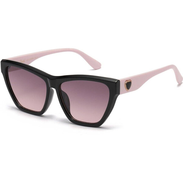 GISELLE CAT EYE dámske slnečné okuliare so srdiečkom Ružové 65228976