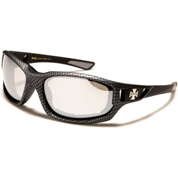 CHOPPERS Biker CARBON-FIBER Slnečné okuliare Strieborné 65229012