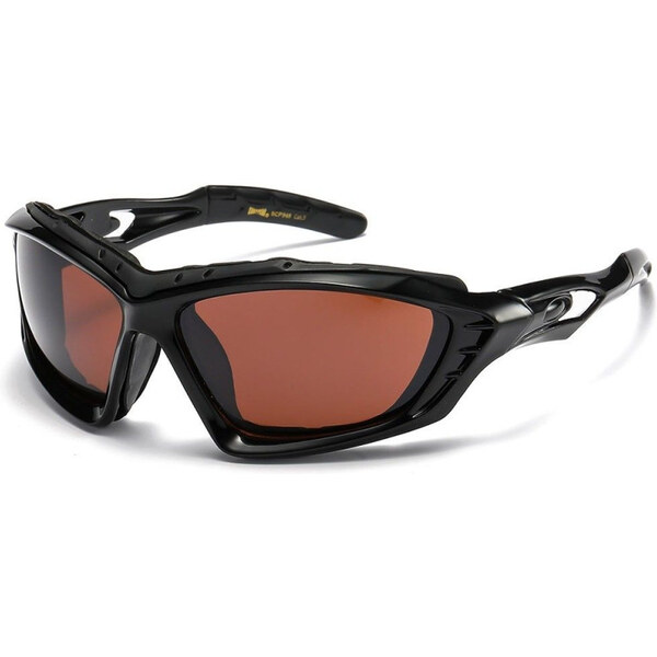 CHOPPERS oválne polstrované Slnečné okuliare Hnedé 65229032