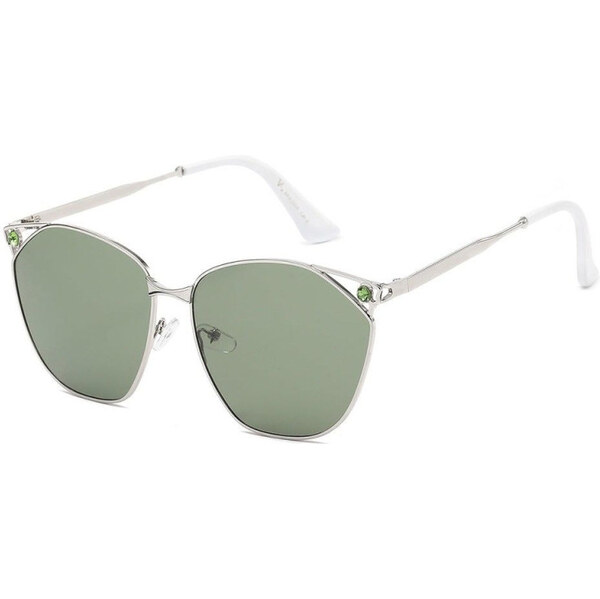 Olympic eyewear VG Luxury dámske celokovové Slnečné okuliare Zelené 65229088