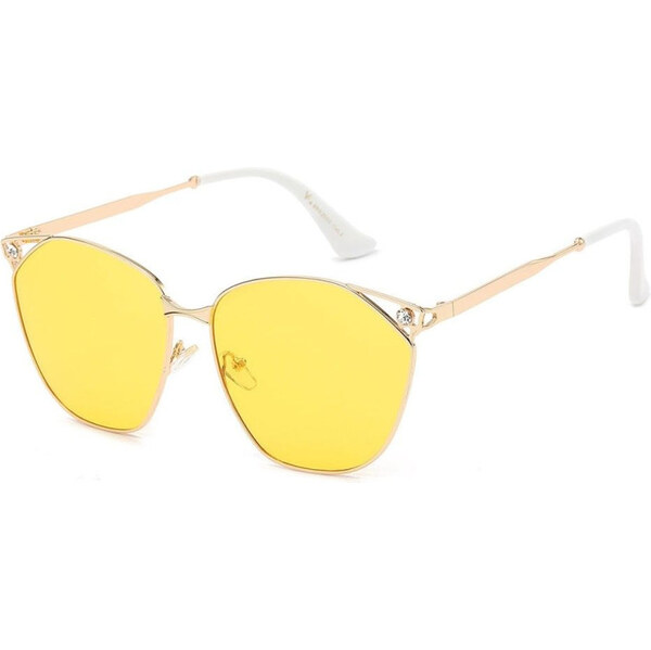 Olympic eyewear VG Luxury dámske celokovové Slnečné okuliare Žlté 65229093