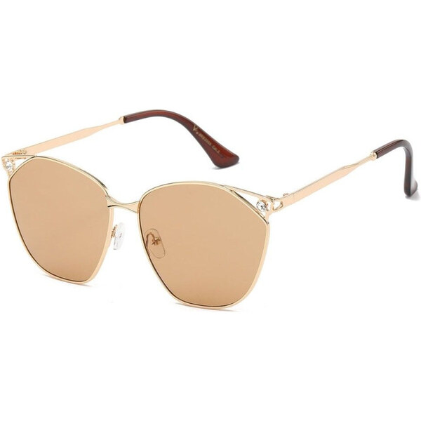 Olympic eyewear VG Luxury dámske celokovové Slnečné okuliare Hnedé 65229090