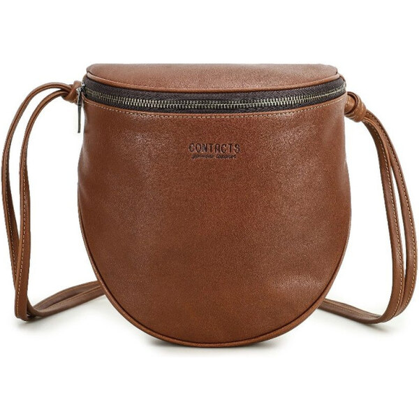 Contacts dámska kožená kabelka Blanche Hnedá 65229188