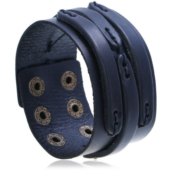 Lodestar Kožený náramok Tower Čierny 23 cm 65229223