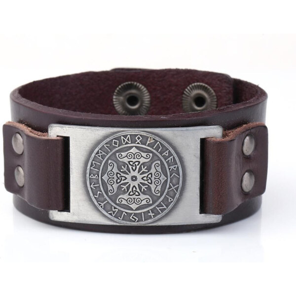 Lodestar Vintage široký hladký náramok Keltský uzol Strieborný 65229225