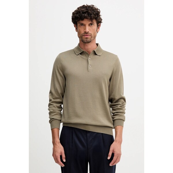 Vlnený sveter BOSS Bono-L 65233496