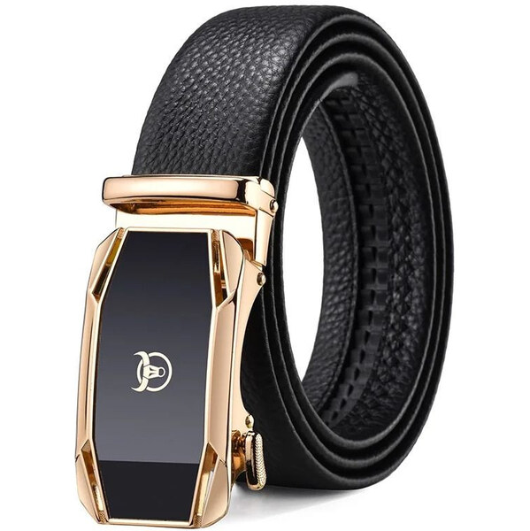 Bullcaptain pánsky kožený opasok automat Bekoman Zlatý 65229252