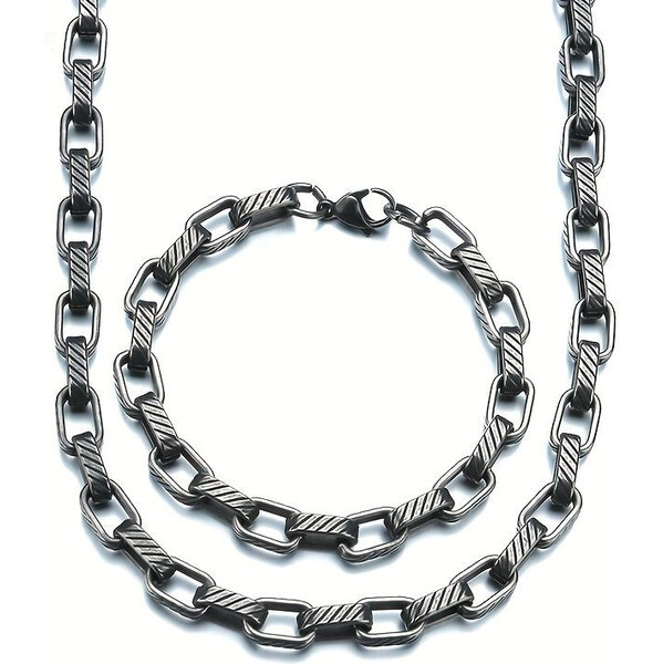 Impress Jewelry Súprava z chirurgickej ocele Resist Vintage / retiazka 65229369