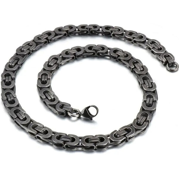 Impress Jewelry Pánska retiazka z chirurgickej ocele Flat Boy Vintage 65229380