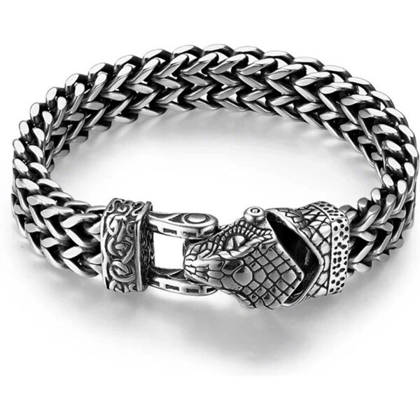 Impress Jewelry Náramok z chirurgickej ocele Viking Zmije 65229438
