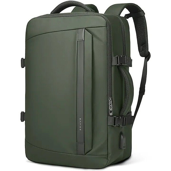 Bange cestovný batoh na notebook s USB Guntram Zelený 30L 65229486
