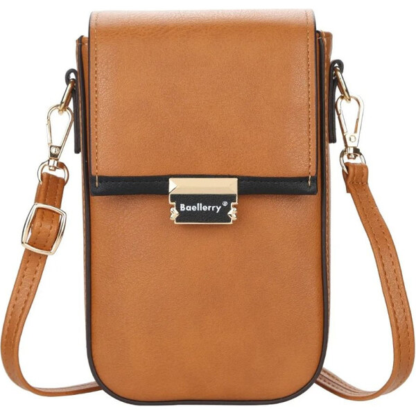 Baellerry Dámska mini kabelka na mobil Cindy Hnedá 65229541