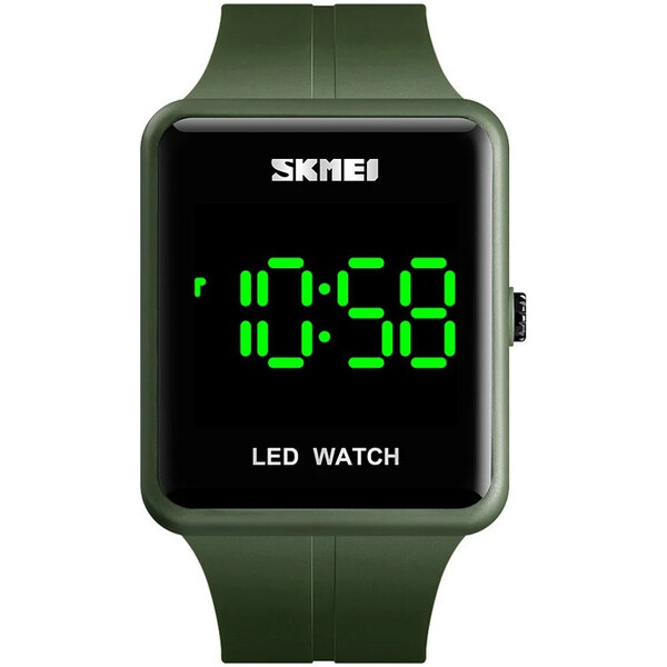 Skmei 1541 LED hodinky Green Fusion Zelené 65229607