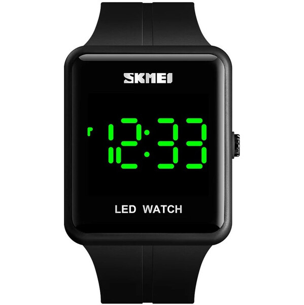 Skmei 1541 LED hodinky Green Fusion Čierne 65229609