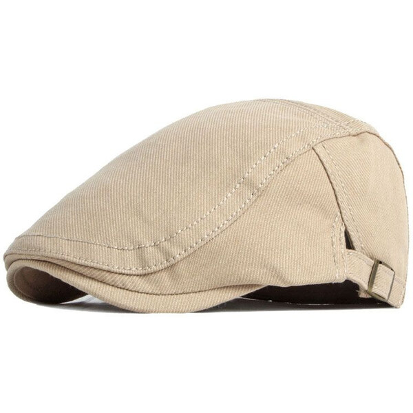 JAMONT Pánska plochá bavlnená čiapka bekovka Cesme Béžová 65229640