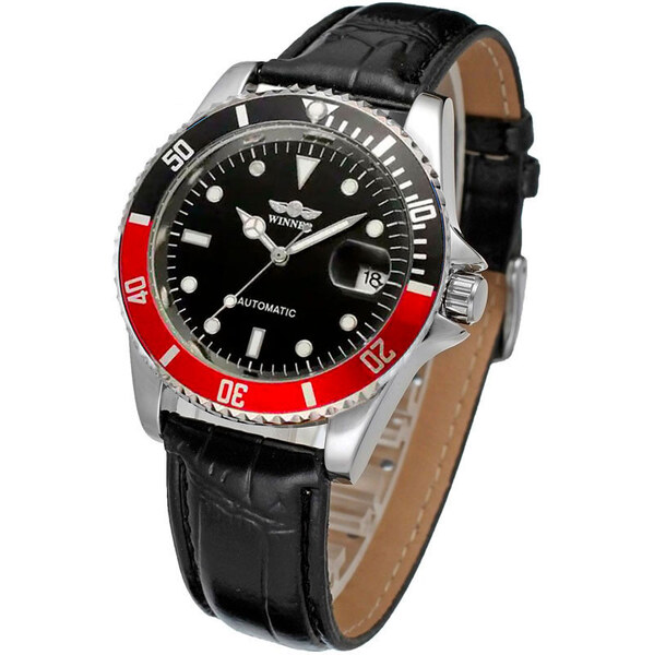 Pánske mechanické hodinky Winner WZ0303WR Červené 65229673
