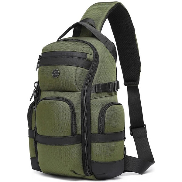 Ozuko pánsky batoh cez hruď Rahat Zelený 14L 65229695