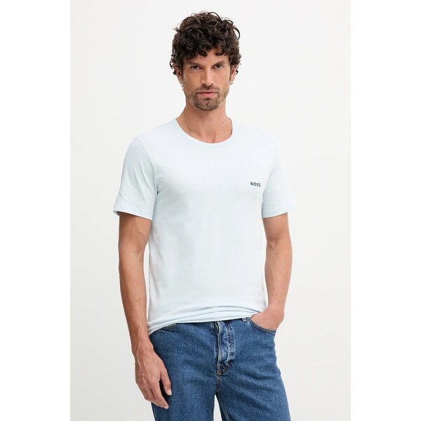 Bavlnené tričko BOSS 3-pak TShirtRN 3P Classic 65233540