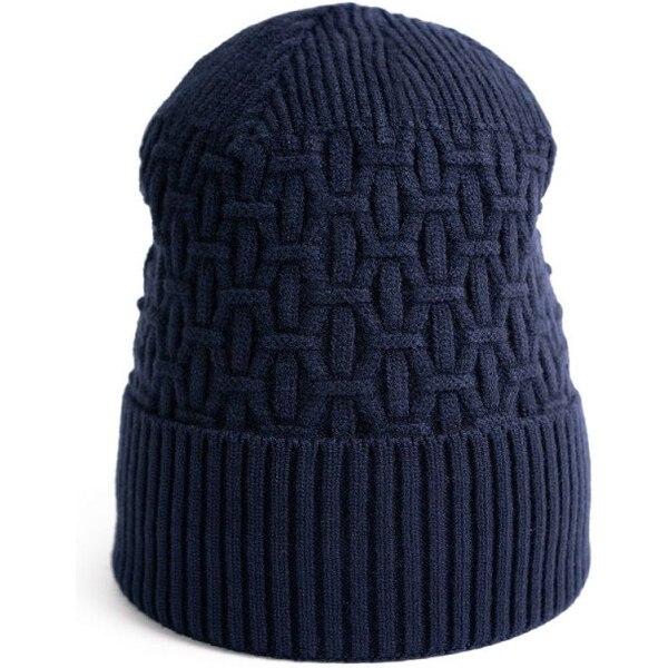 ArtOfPolo Pánska čiapka Beanie so vzorom Modrá 65229764