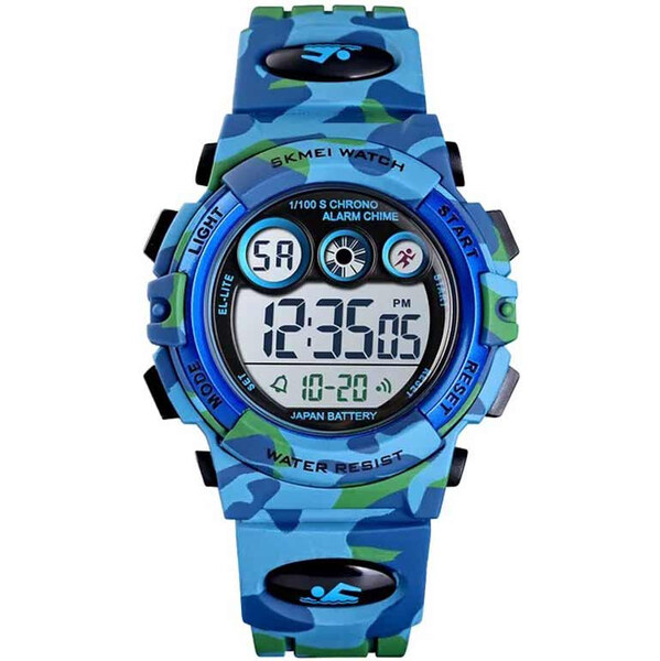 SKMEI 1547 Chlapčenské športové hodinky Army Svetlo Modré 65229775