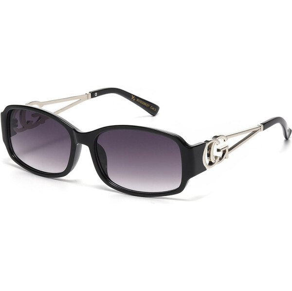 VG sunglasses VG Oval dámske slnečné okuliare zlatočierne s dymovými 65229865