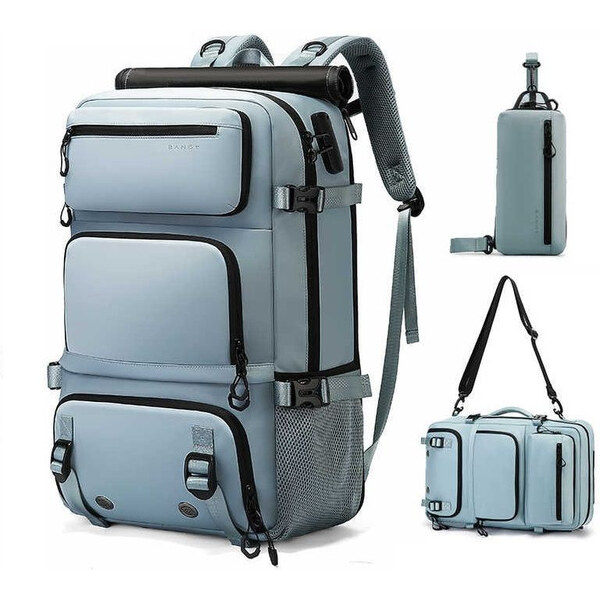 Bange turistický batoh so zámkom Bethany Light blue 30L 65229895