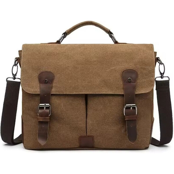 Canvasio plátená canvas taška Dolsine Hnedá 11L 65229940