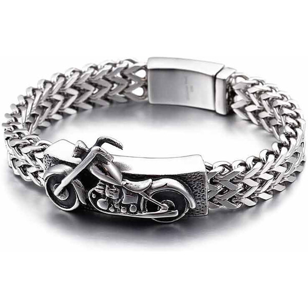 Impress Jewelry Motorkársky náramok z chirurgickej ocele Chopper 65229958