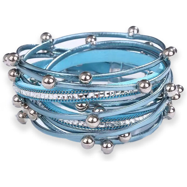 Lodestar Metalický náramok na ruku Chubby Modrý 65229985