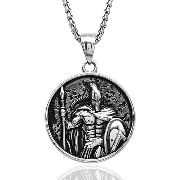 Impress Jewelry Prívesok z chirurgickej ocele Sparťanský bojovník 65230015