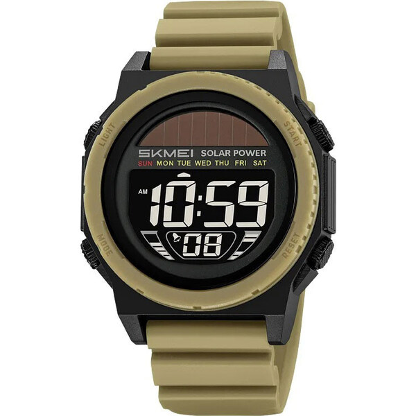 Skmei 2358 pánske digitálne hodinky Solarus Khaki 65230033