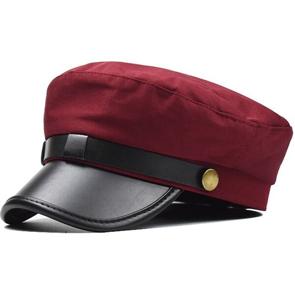 Lifestyle Dámska čiapka kapitánka bekovka Daman Burgundy 65230144