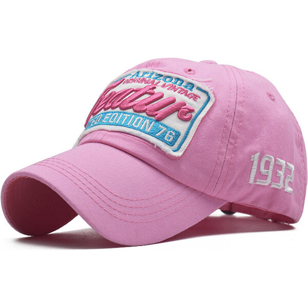 EDIKO Čiapka so šiltom Bavlnená Šiltovka Featur Ružová 65230175