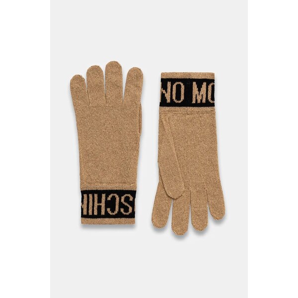 Rukavice s prímesou vlny Moschino 65233661