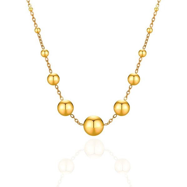 Titan Jewerly Dámsky náhrdelník z chirurgickej ocele Leanne Zlatý 65230215