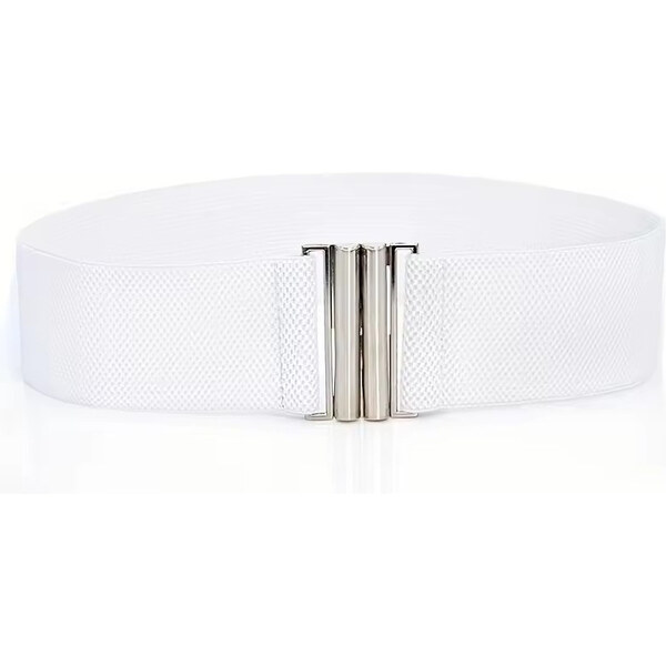 Lifestyle Dámsky opasok na šaty s prackou Cummer Biely - strieborný 65230240