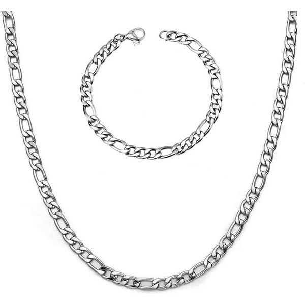 Impress Jewelry Sada z chirurgickej ocele Figaro 3mm / retiazka a 65230260