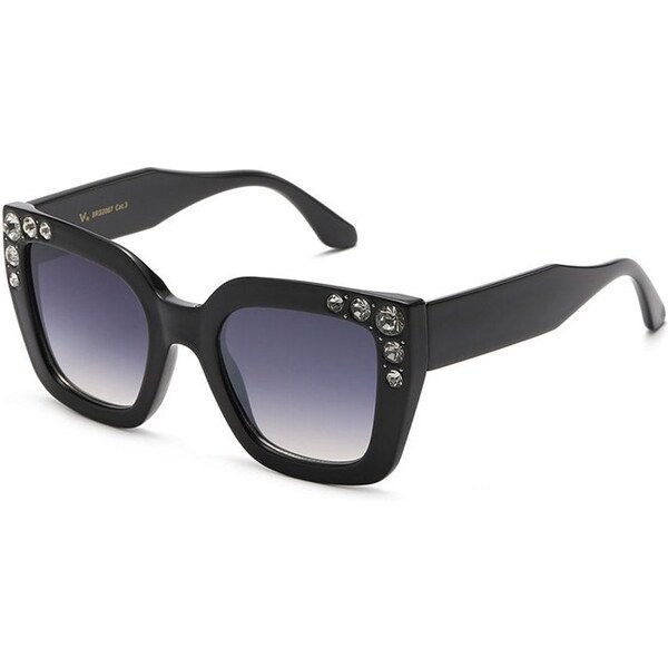 VG sunglasses VG Glisten Cat eye dámske slnečné okuliare Čierne 65230266