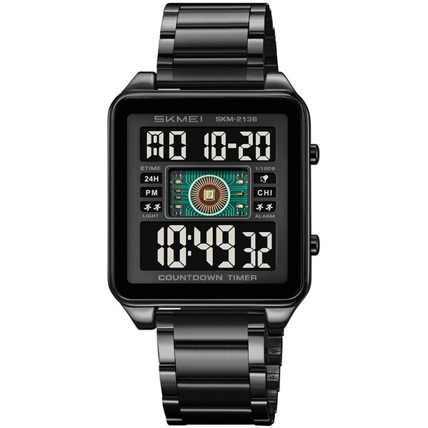 SKMEI 2136 digitálne hodinky Matrix Čierne 65230312