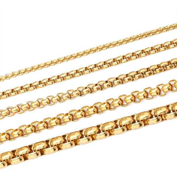 Impress Jewelry Retiazka z chirurgickej ocele Wheels - 2-4 mm / 40 65230343