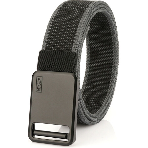 Lifestyle Nylonový opasok s kovovou prackou Košen Šedý 65230352