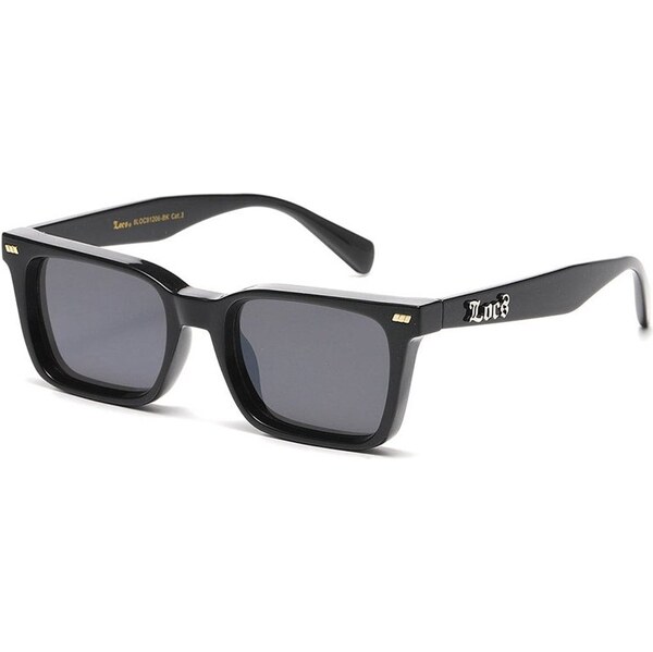 LOCS Dynamo hranaté slnečné okuliare Čierne 65230367
