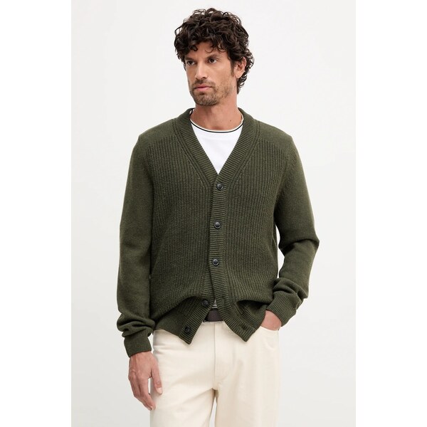 Vlnený kardigán Barbour MAINLAND 65233820